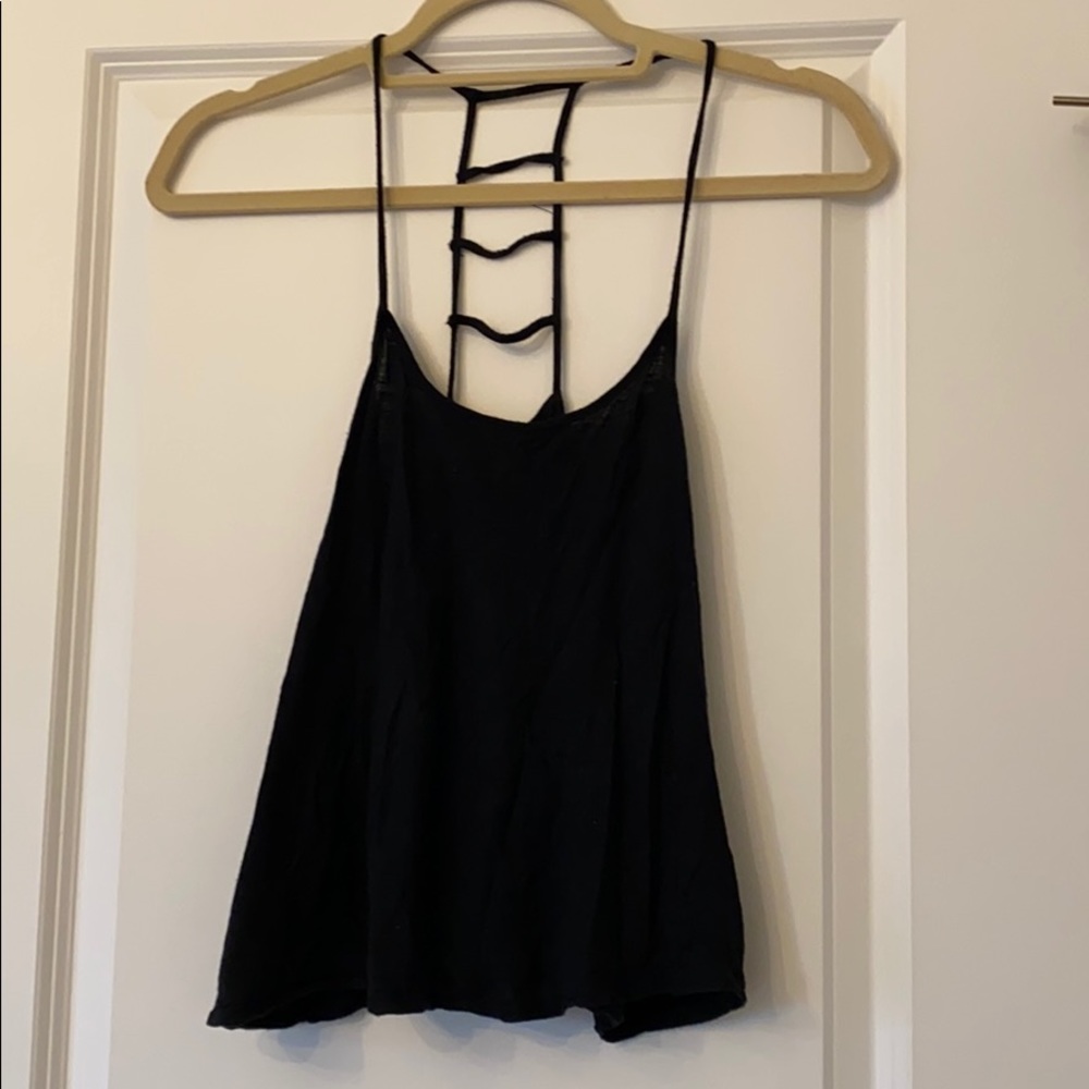 Black Racerback tank